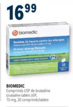 Familiprix Biomedic non-drowsy 24 hour allergy remedy tablets 30un offer