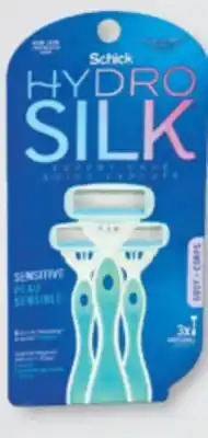 Familiprix Schick Hydro Silk Sensitive Care disposable razors offer