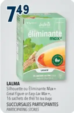 Familiprix Lalma easy lax max+ tea bags offer