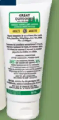Familiprix GREAT OUTDOORS, Selected insect repellents offer