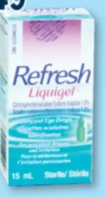Familiprix Refresh Liquigel lubricant eye drops offer
