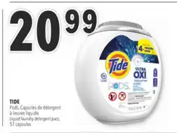 Familiprix Tide Pods + Ultra Oxi laundry detergent pacs Free offer
