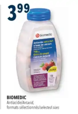 Familiprix Biomedic extra strength assorted berries calcium antiacid chewable tablets offer