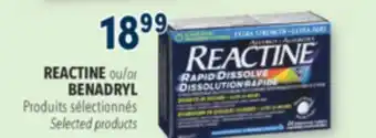 Familiprix REACTINE, Selected products offer