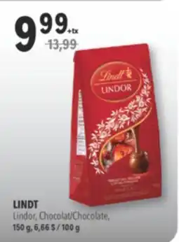 Familiprix LINDT, Chocolate, 150 g offer