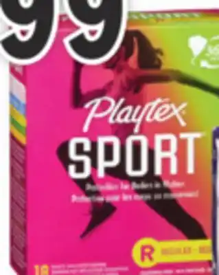 Familiprix Playtex Sport FlexFit plastic applicator tampons regular 18un offer
