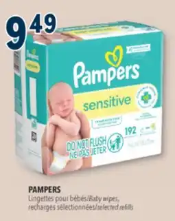 Familiprix PAMPERS Baby wipes, selected refills offer