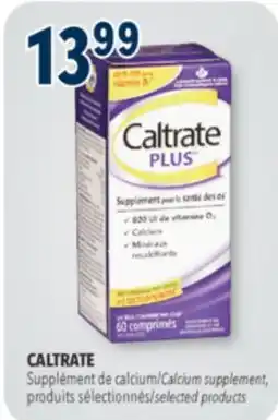 Familiprix Caltrate Plus bone health supplement tablets offer