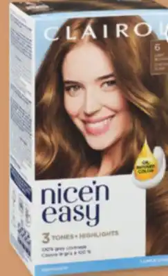 Familiprix Clairol Nice'n Easy Natural Looking permanent hair dye #6 Light Brown offer