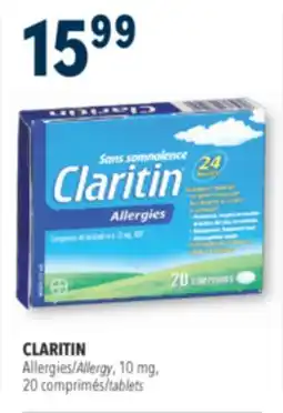 Familiprix Claritin non-drowsy fast relief allergy tablets offer