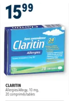 Familiprix Claritin non-drowsy fast relief allergy tablets offer