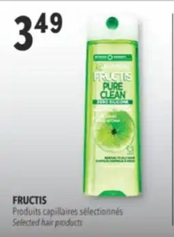 Familiprix Garnier Fructis Pure Clean fortifying shampoo with citrus extract for normal to oily hair offer
