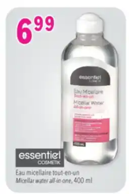 Familiprix ESSENTIEL COSMETIK Micellar water all-in-one, 400 ml offer