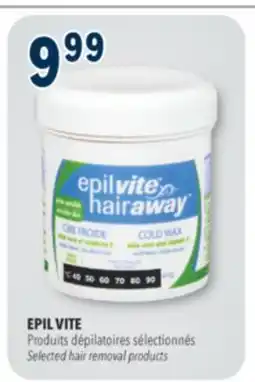 Familiprix EPIL VITE Selected hair removal products offer