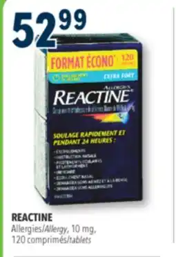 Familiprix Reactine Allergy tablets extra strength offer