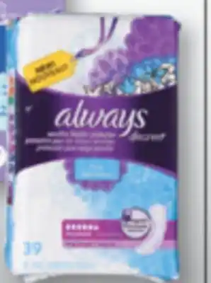 Familiprix ALWAYS Discreet, Serviettes ou sous-vêtements d'incontinence sélectionnés offer