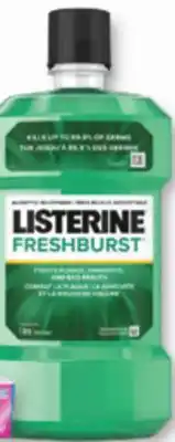 Familiprix LISTERINE, Selected buccal products offer