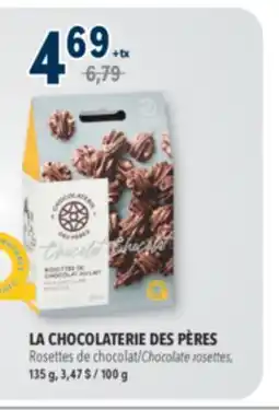 Familiprix Chocolaterie des Pères milk chocolate rosettes 135g offer
