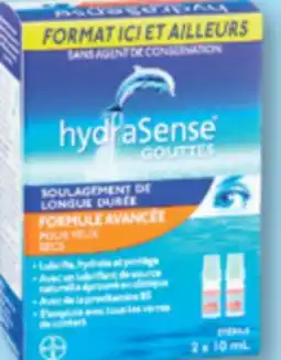 Familiprix HydraSense Advanced eye drops offer