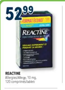 Familiprix REACTINE, Allergy 10 mg, 120 tablets offer