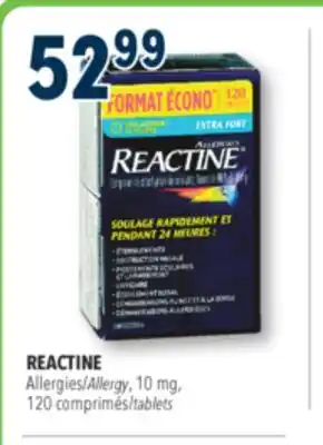 Familiprix REACTINE, Allergy 10 mg, 120 tablets offer