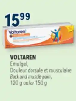 Familiprix Voltaren value size pain relieving gel for back & muscle pain 150g offer
