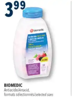 Familiprix BIOMEDIC, Antacid, selected sizes offer