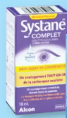 Familiprix SYSTANE, Gouttes oculaires lubrifiantes sélectionnées offer