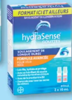 Familiprix HYDRASENSE, Gouttes pour les yeux offer
