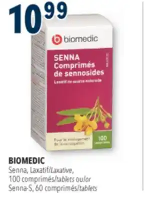 Familiprix Senna, Laxatif 100 tablets or Senna-S, 60 tablets offer