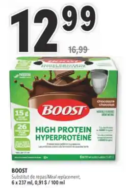 Familiprix BOOST, Meal replacement, 6 x 237 ml offer