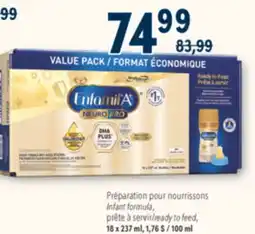 Familiprix ENFAMIL A+, NeuroPro, Infant formula, ready to feed, 18 x 237 ml offer