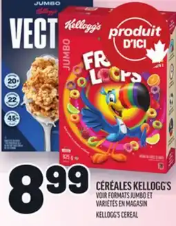 Metro CÉRÉALES KELLOGG'S | KELLOGG'S CEREAL offer