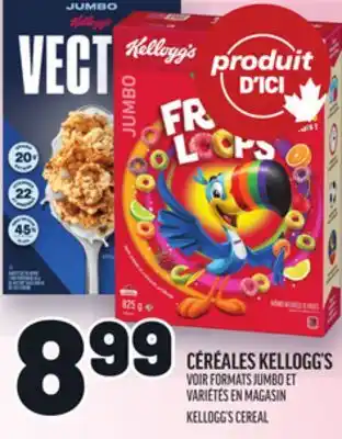 Metro CÉRÉALES KELLOGG'S | KELLOGG'S CEREAL offer