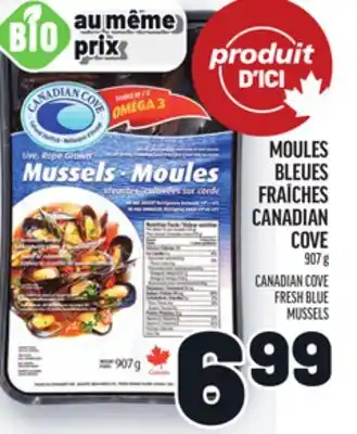 Metro MOULES BLEUES FRAÎCHES CANADIAN COVE | CANADIAN COVE FRESH BLUE MUSSELS offer