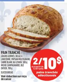 Metro PAIN TRANCHÉ | SLICED BREAD offer