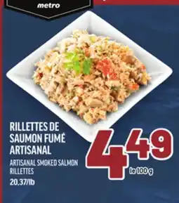 Metro RILLETTES DE SAUMON FUMÉ ARTISANAL | ARTISANAL SMOKED SALMON RILLETTES offer