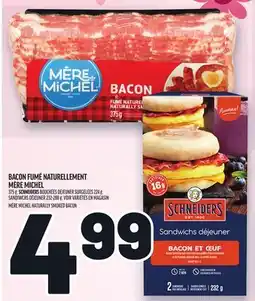 Metro BACON FUMÉ NATURELLEMENT MÈRE MICHEL | MÈRE MICHEL NATURALLY SMOKED BACON offer