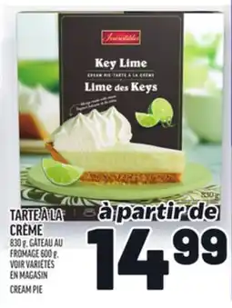 Metro TARTE À LA CRÈME | CREAM PIE CREAM offer