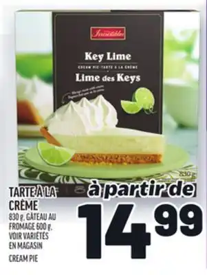 Metro TARTE À LA CRÈME | CREAM PIE CREAM offer