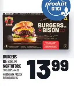 Metro BURGERS DE BISON NORTHFORK | NORTHFORK FROZEN BISON BURGERS offer