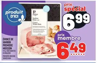 Metro ÉMINCÉ DE JAMBON PREMIÈRE MOISSON |PREMIÈRE MOISSON SHAVED HAM offer