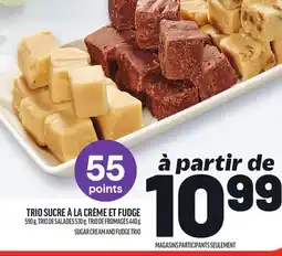 Metro TRIO SUCRE À LA CRÈME ET FUDGE | SUGAR CREAM AND FUDGE TRIO offer