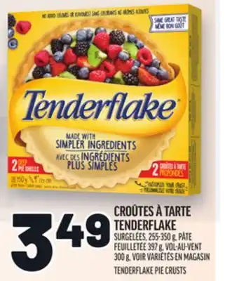 Metro CROÛTES À TARTE TENDERFLAKE | TENDERFLAKE PIE CRUSTS offer