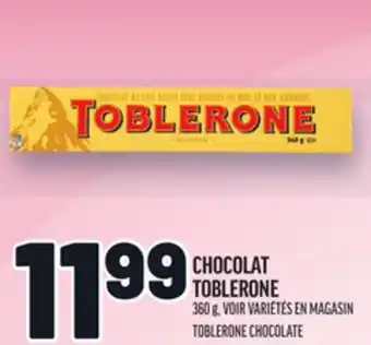 Metro CHOCOLAT TOBLERONE | TOBLERONE CHOCOLATE offer