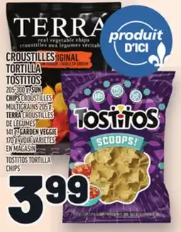Metro CROUSTILLES TORTILLA TOSTITOS |TORTILLA TOSTITOS CHIPS offer