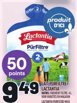 Metro LAIT PURFILTRE LACTANTIA | LACTANTIA PURFILTRE MILK offer