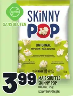 Metro MAÏS SOUFFLÉ SKINNY POP | SKINNY POP POPCORN offer