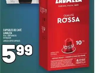 Metro CAPSULES DE CAFÉ LAVAZZA | LAVAZZA COFFEE CAPSULES offer