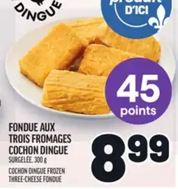 Metro FONDUE AUX TROIS FROMAGES COCHON DINGUE | COCHON DINGUE FROZEN THREE-CHEESE FONDUE offer